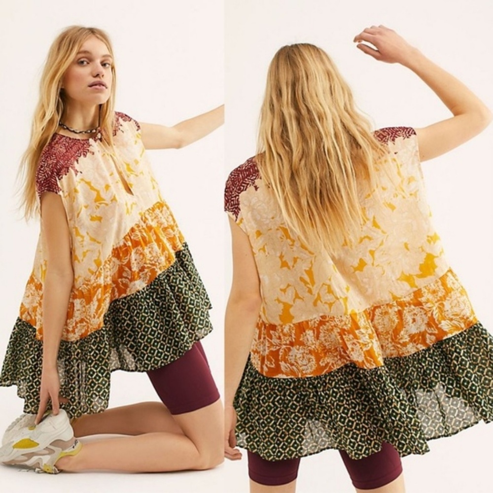 Free Ship Free people Flowy Top Size M